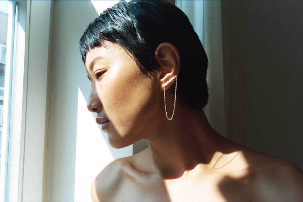 7 PEARL BARBELLE Earring No2