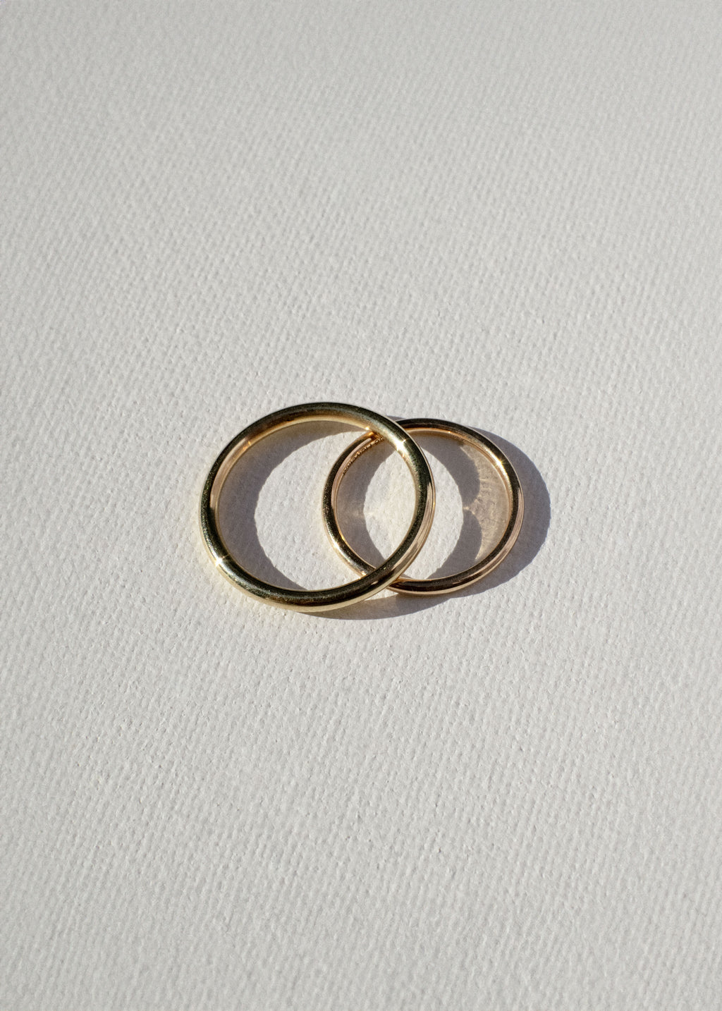18k Rose Gold Wedding Bands (D)
