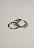 18k Palladium White Gold Wedding Bands (E)