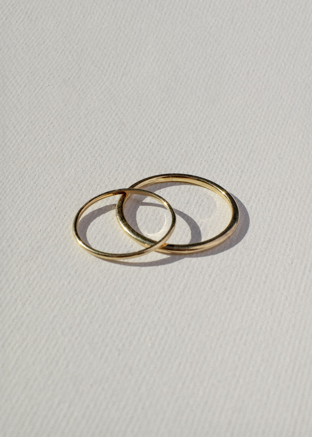 18k Rose Gold Wedding Bands (H)