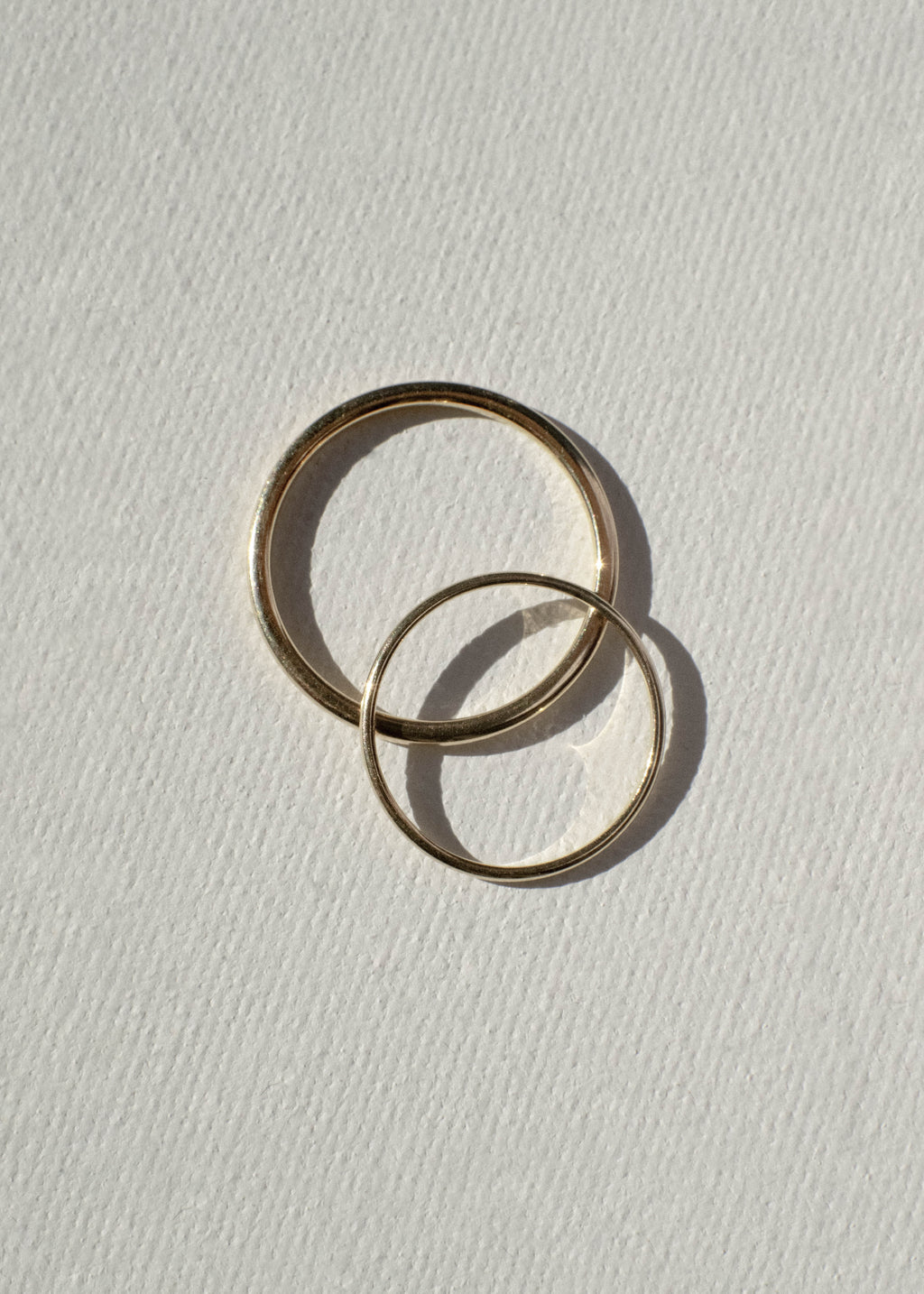 18k Rose Gold Wedding Bands (H)