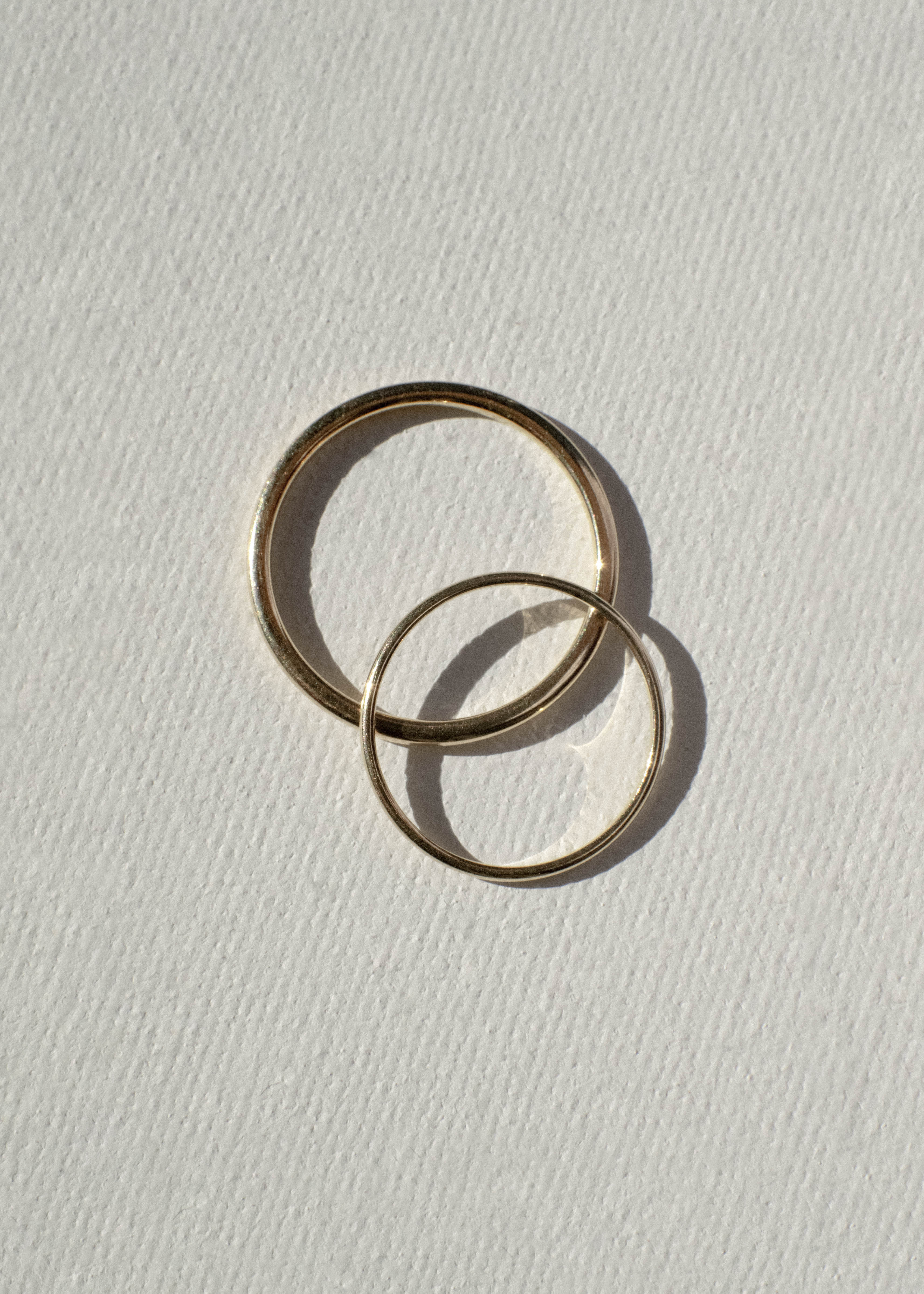 18k Rose Gold Wedding Bands (H)