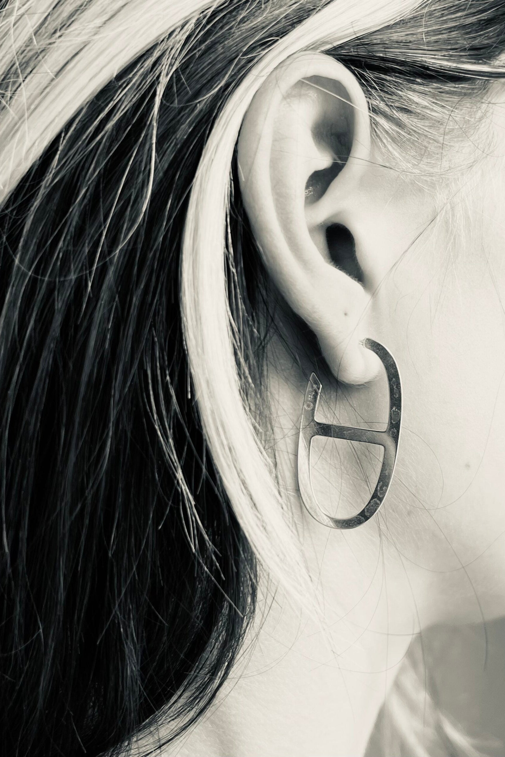 Oval BLANK Hoop