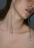 Barbelle Earrings White