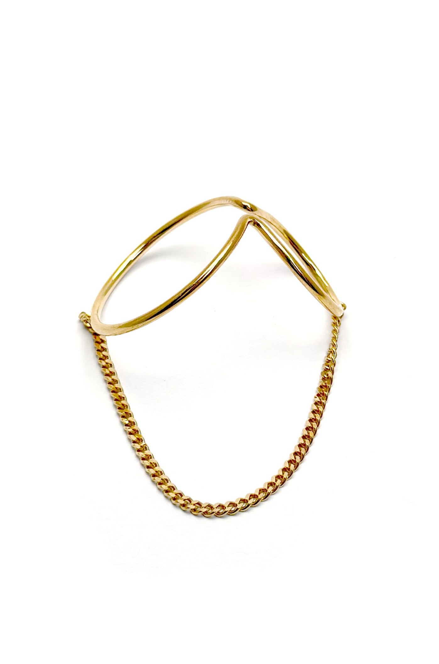 Double WIRE BOLD Ear Cuff No2