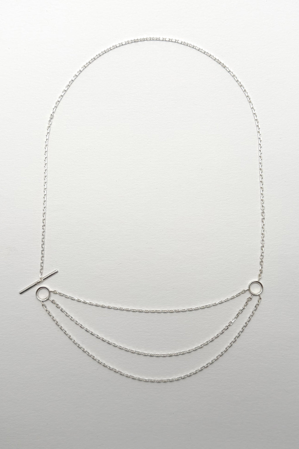 TRACE 3line necklace