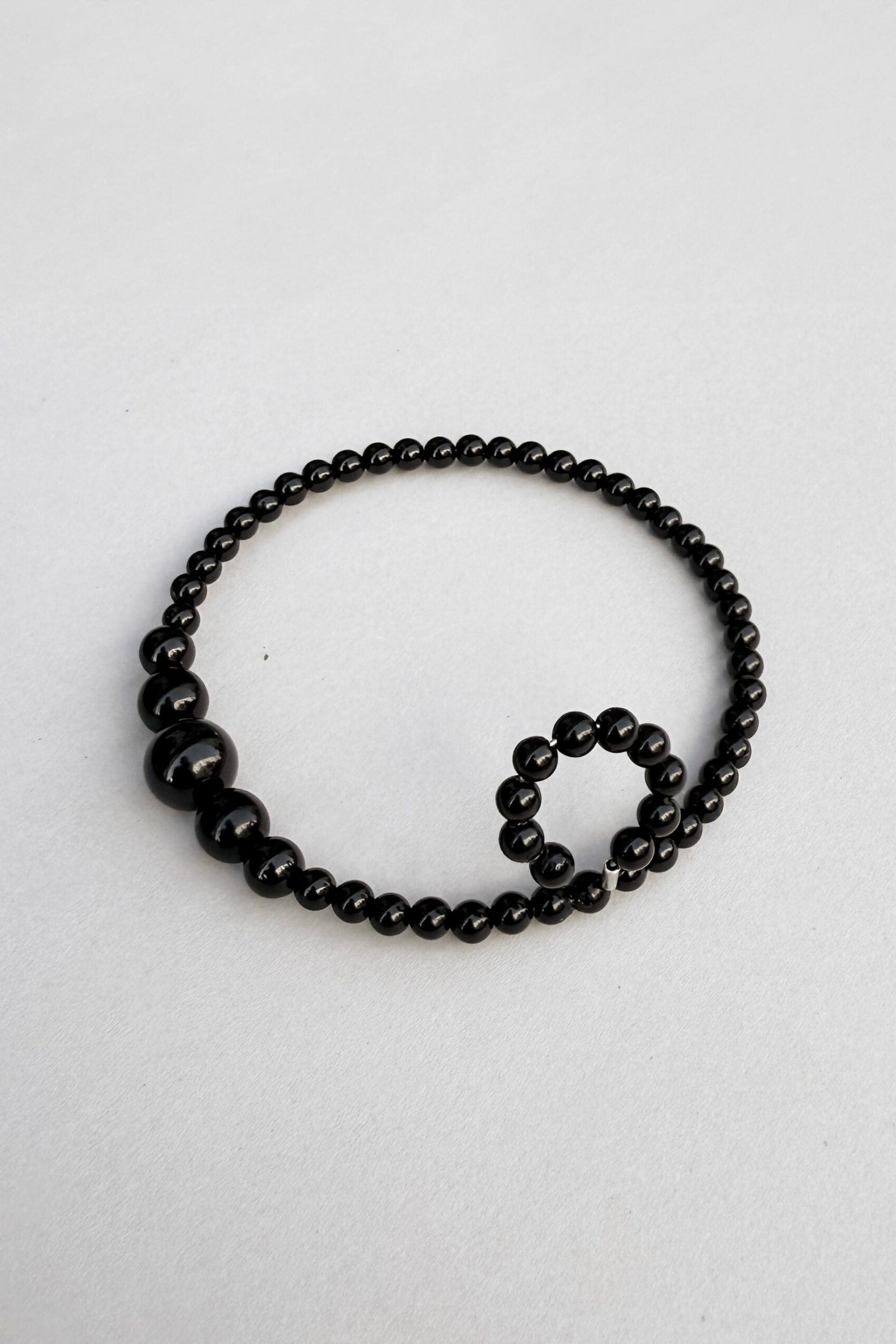 Big DROP Black Double Ear Cuff