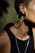 Big DROP PEARL Double Ear Cuff