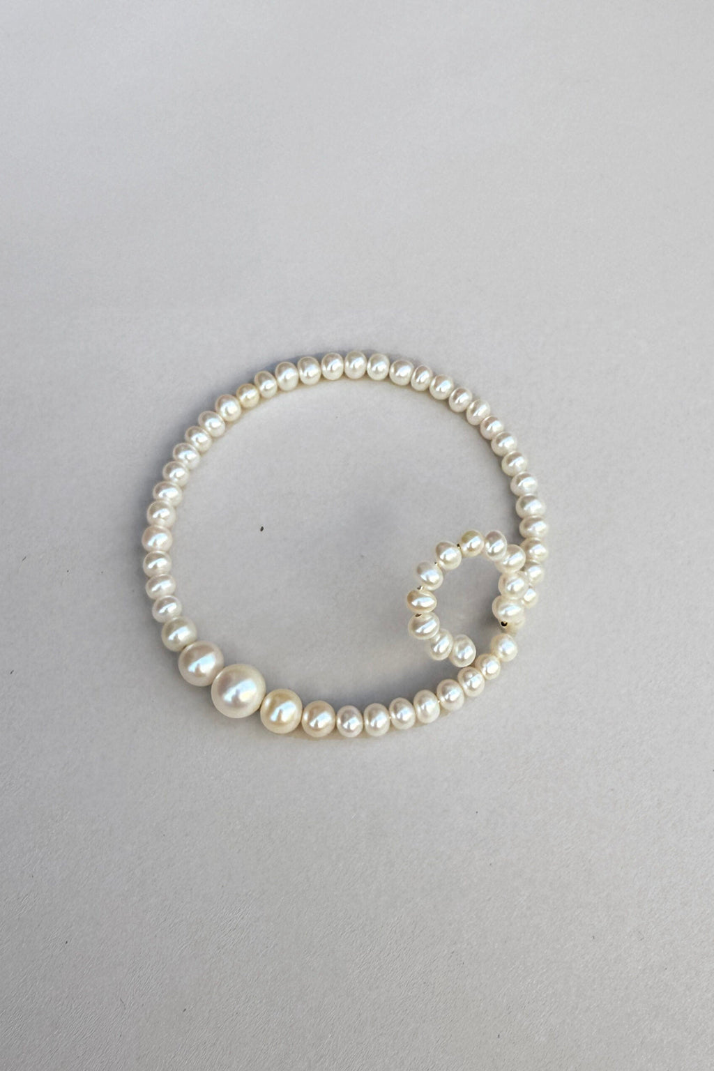Big DROP PEARL Double Ear Cuff