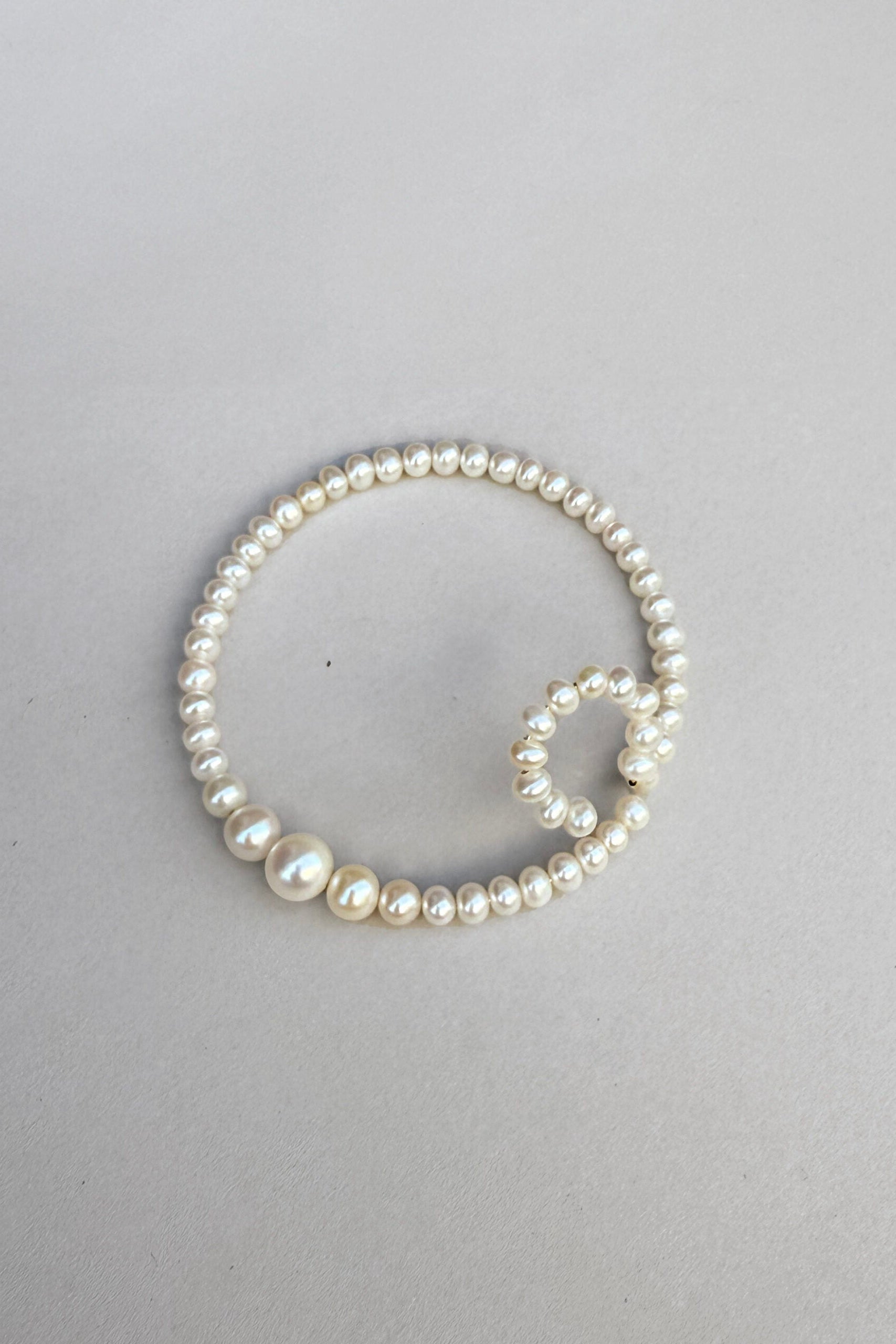 Big DROP PEARL Double Ear Cuff