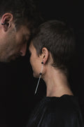 Black 3 DROP Earring