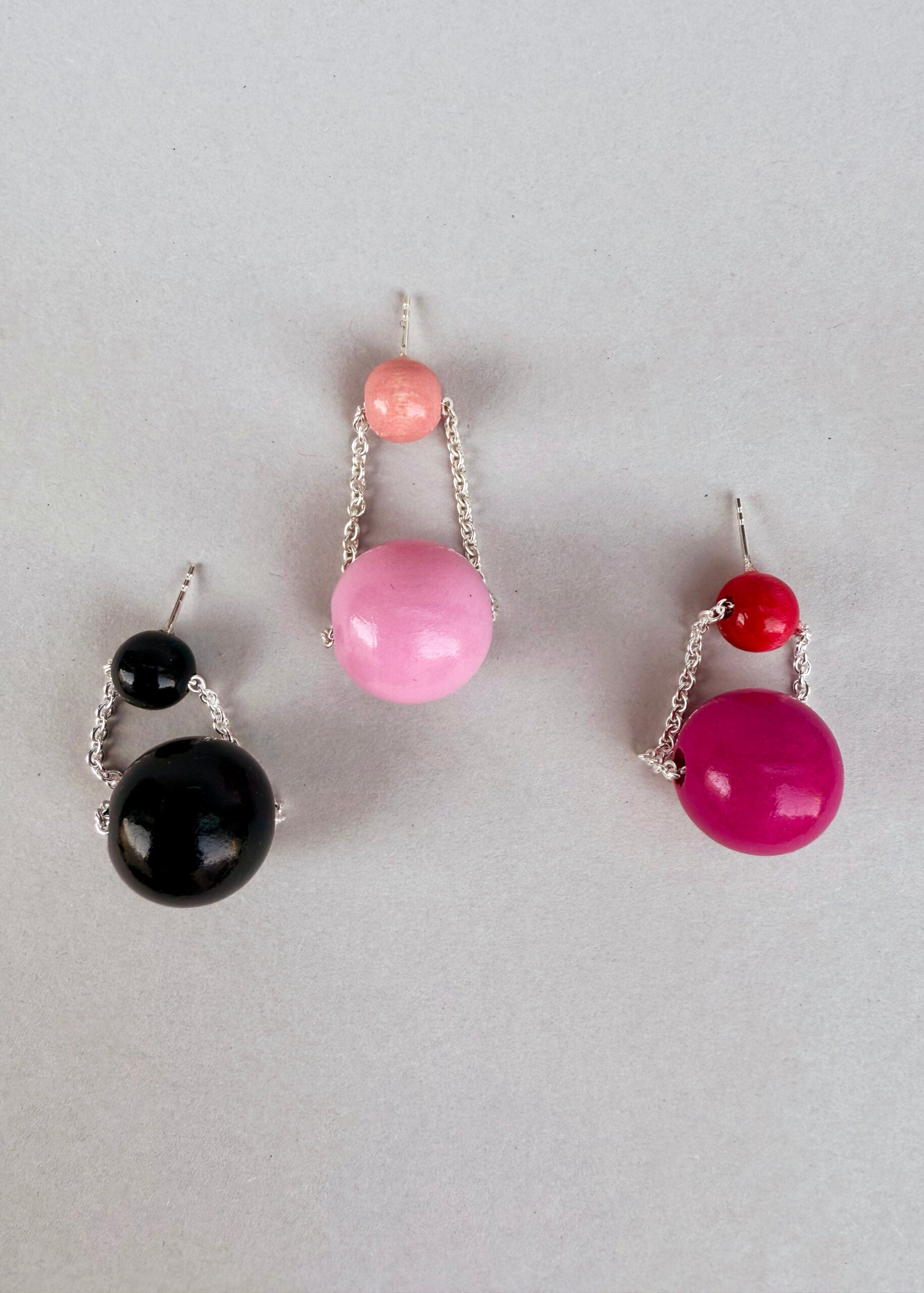 Double WOOD Earrings