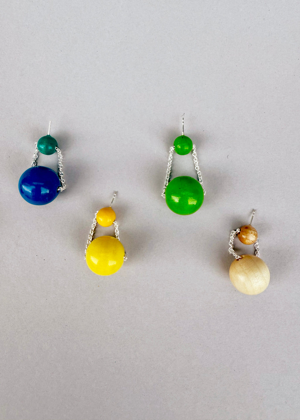 Double WOOD Earrings