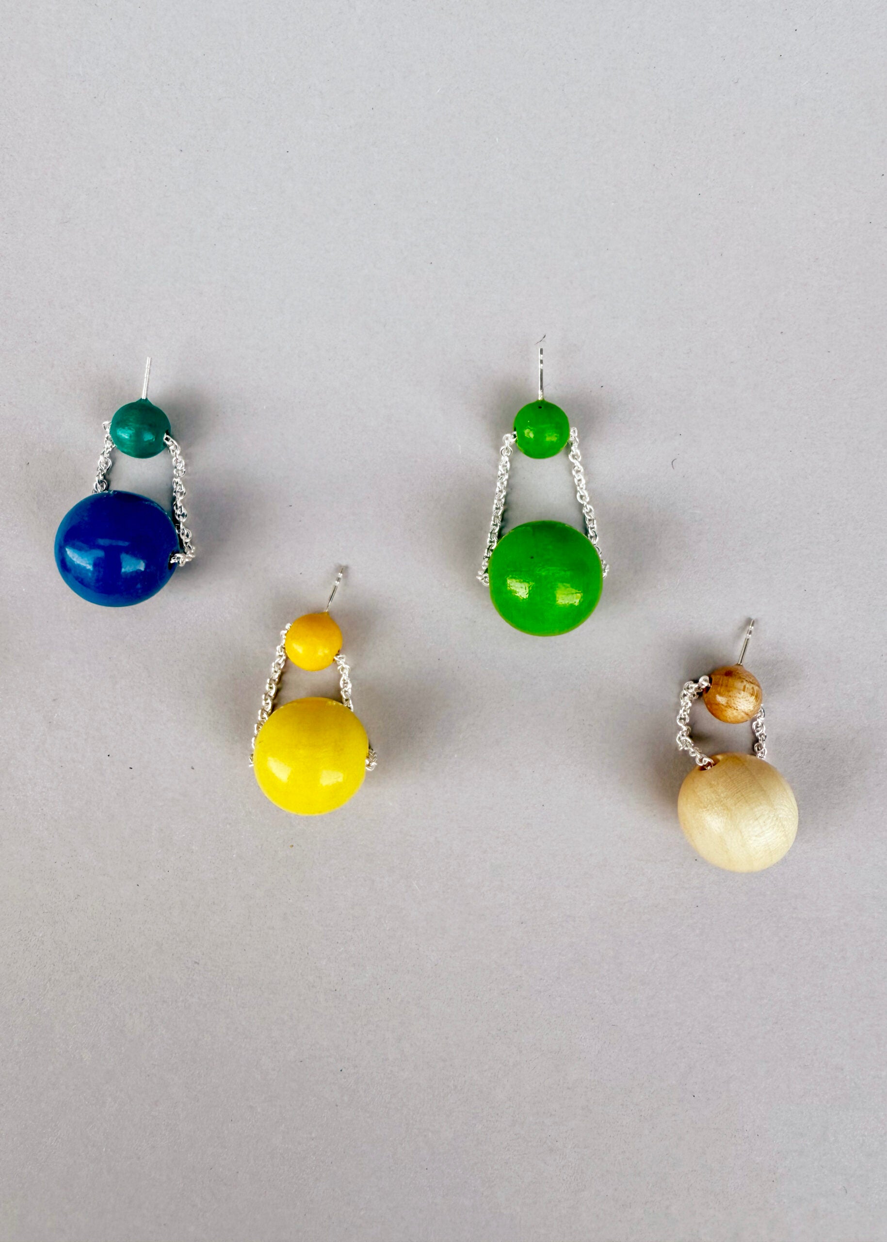 Double WOOD Earrings