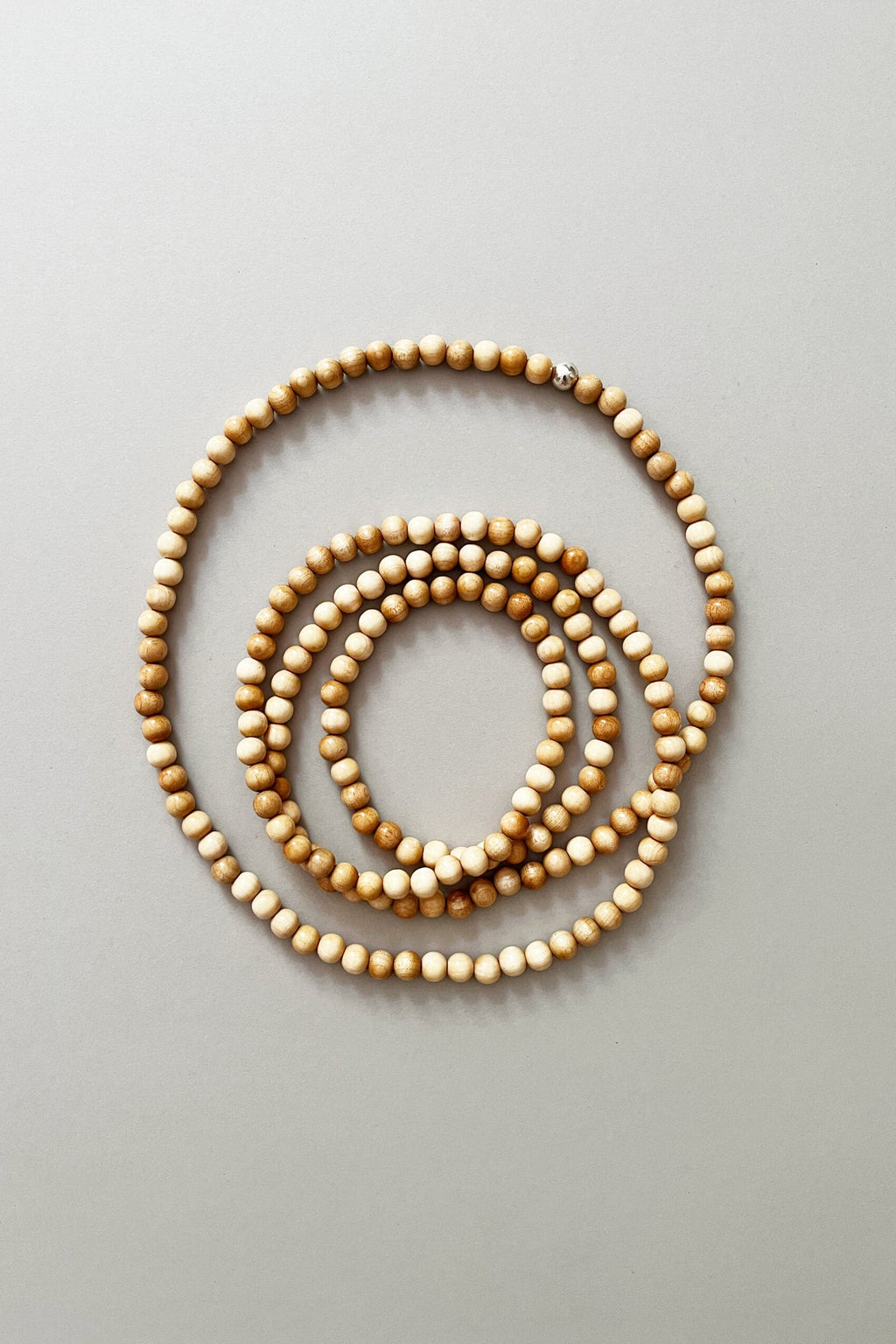 Very Long WOOD Necklace