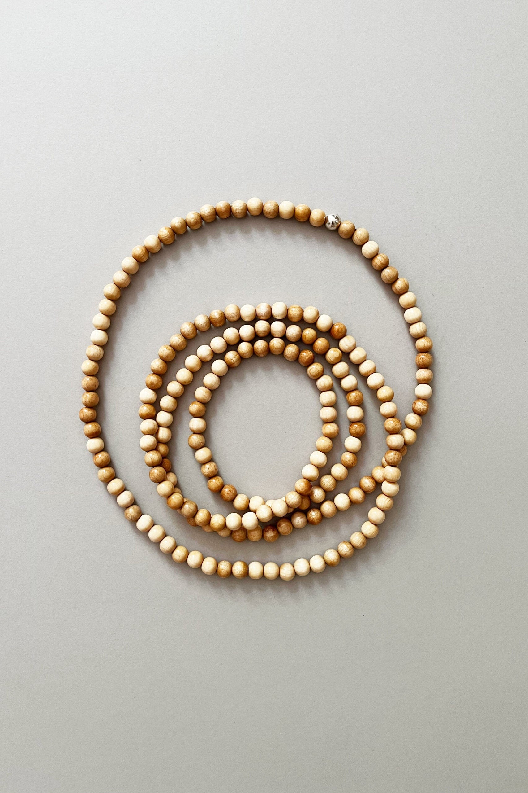 Very Long WOOD Necklace
