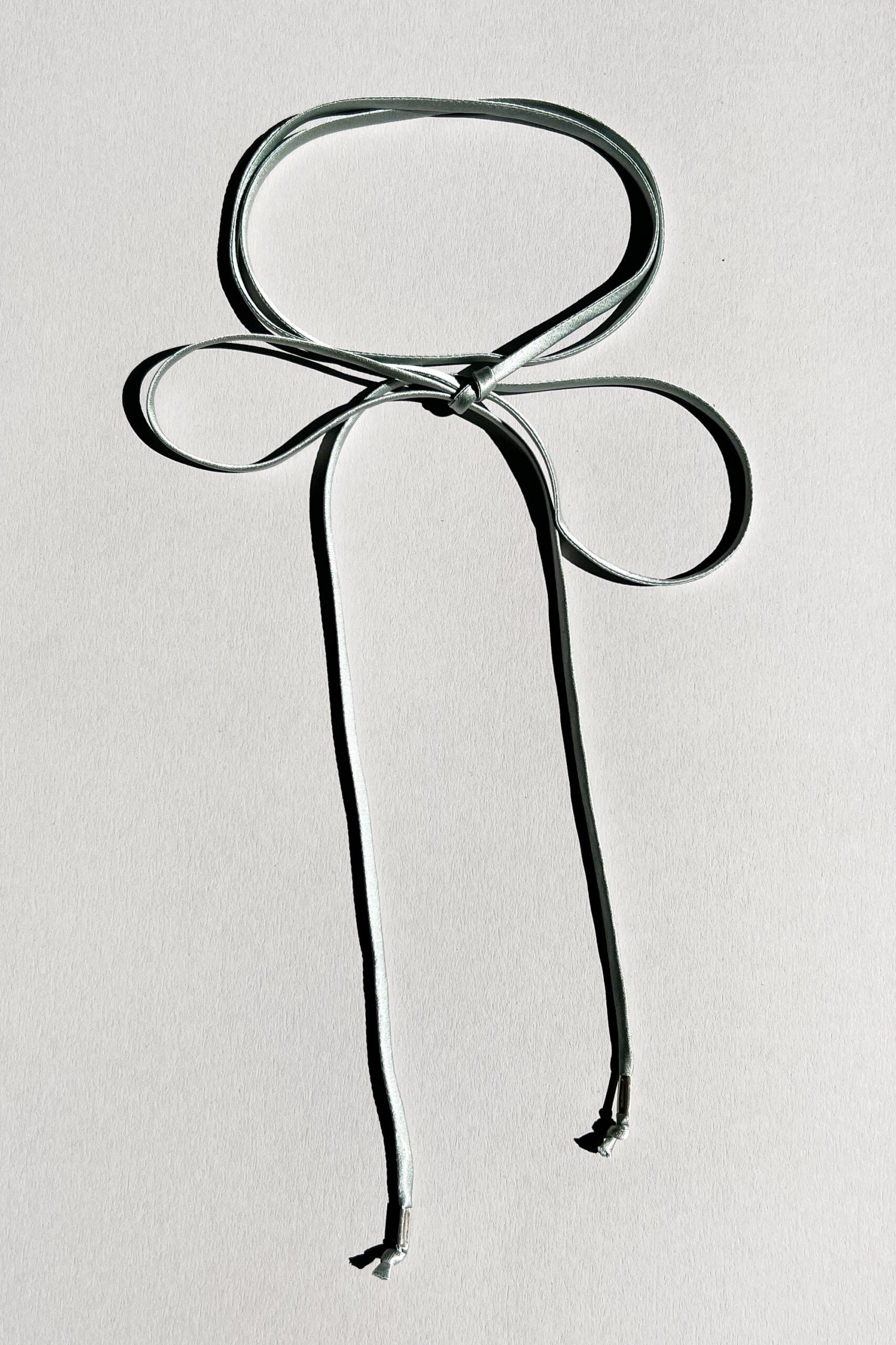 silk BOW choker