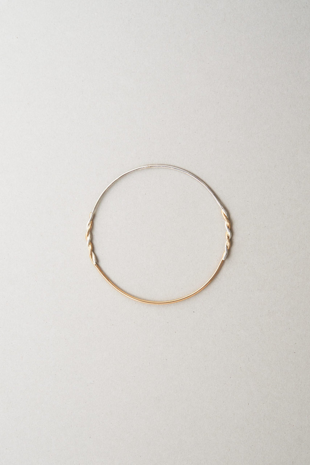 Bicolour Twisted Bangle