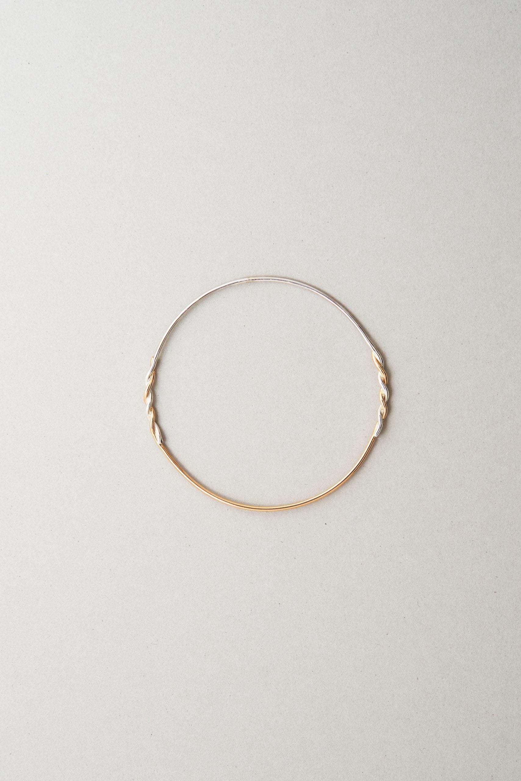 Bicolour Twisted Bangle