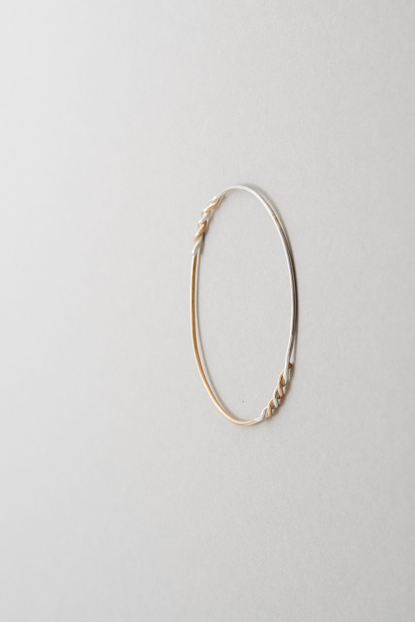 Bicolour Twisted Bangle