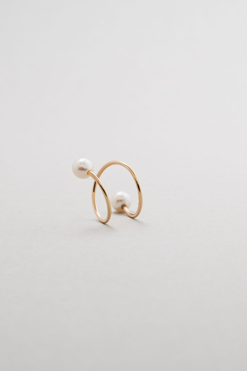 Spiral PEARL Ring