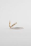 Bicolour TWISTED Triple Ear Cuff