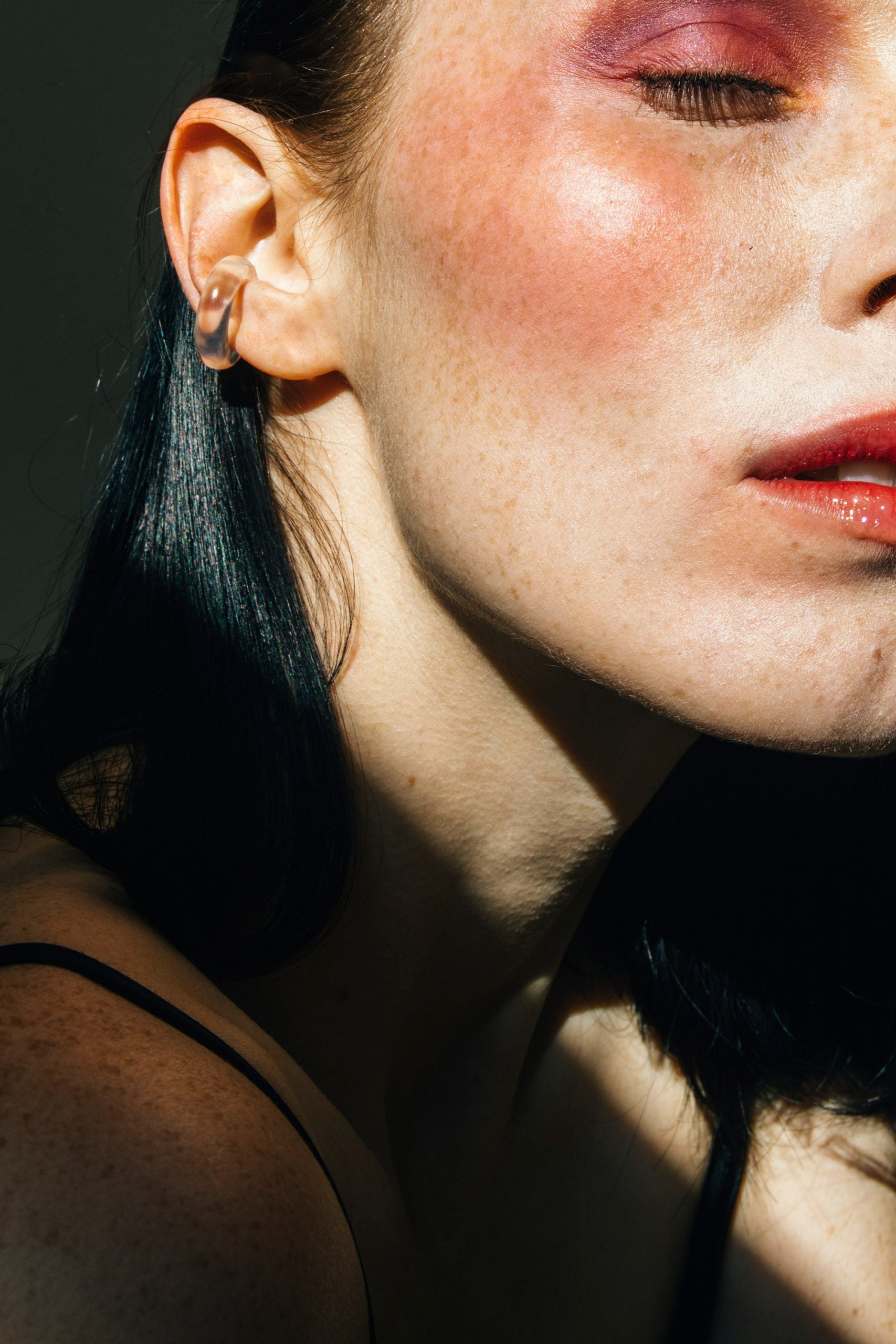 Semiprecious BOLD Ear Cuff