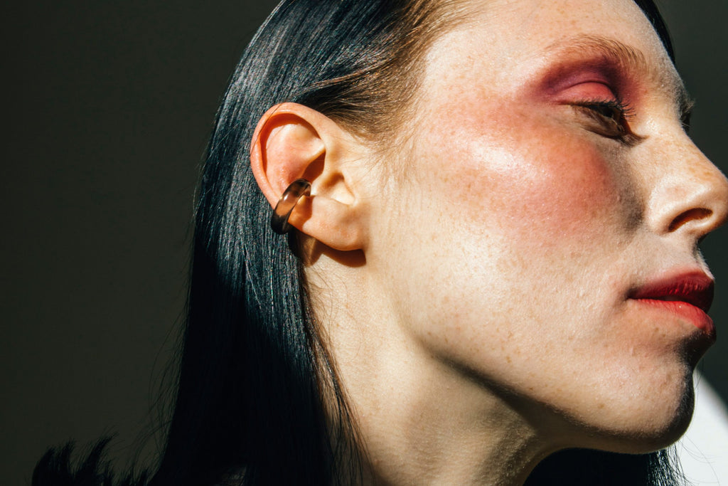 Semiprecious BOLD Ear Cuff