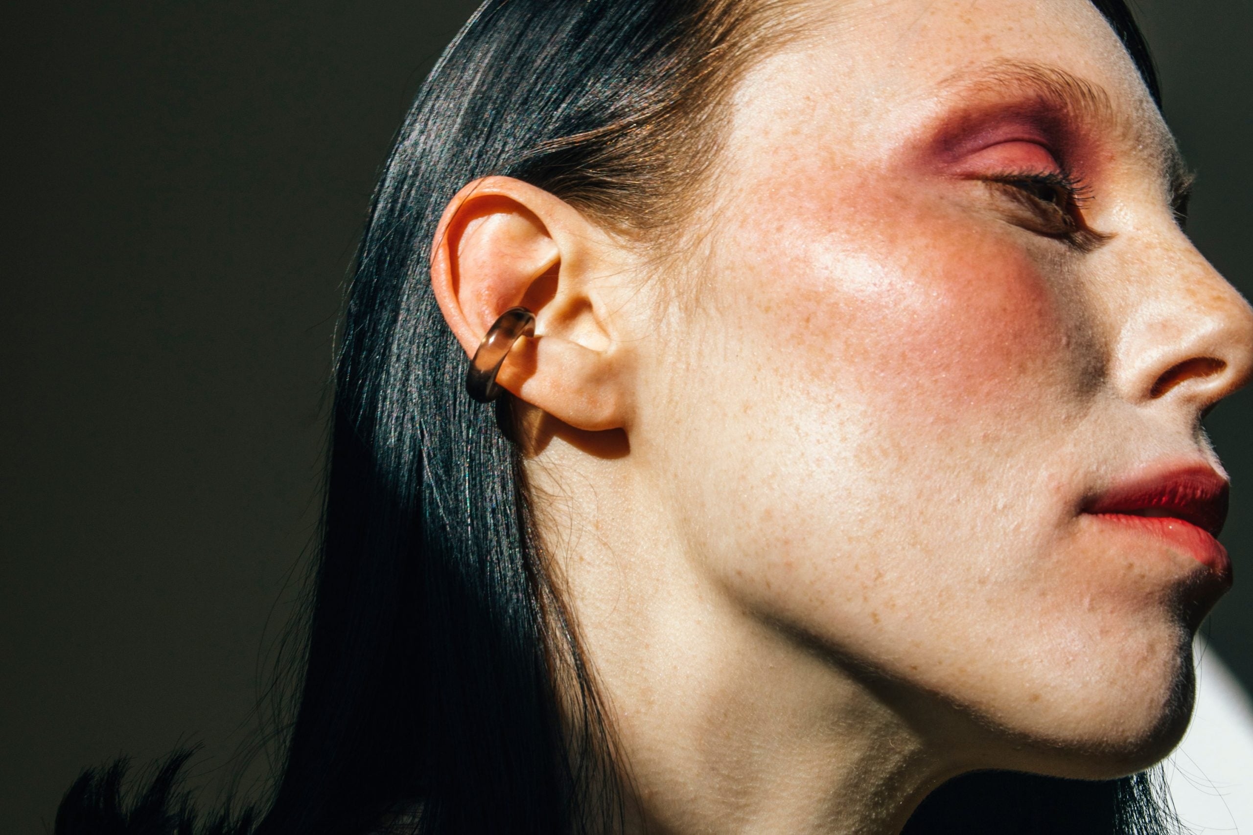 Semiprecious BOLD Ear Cuff