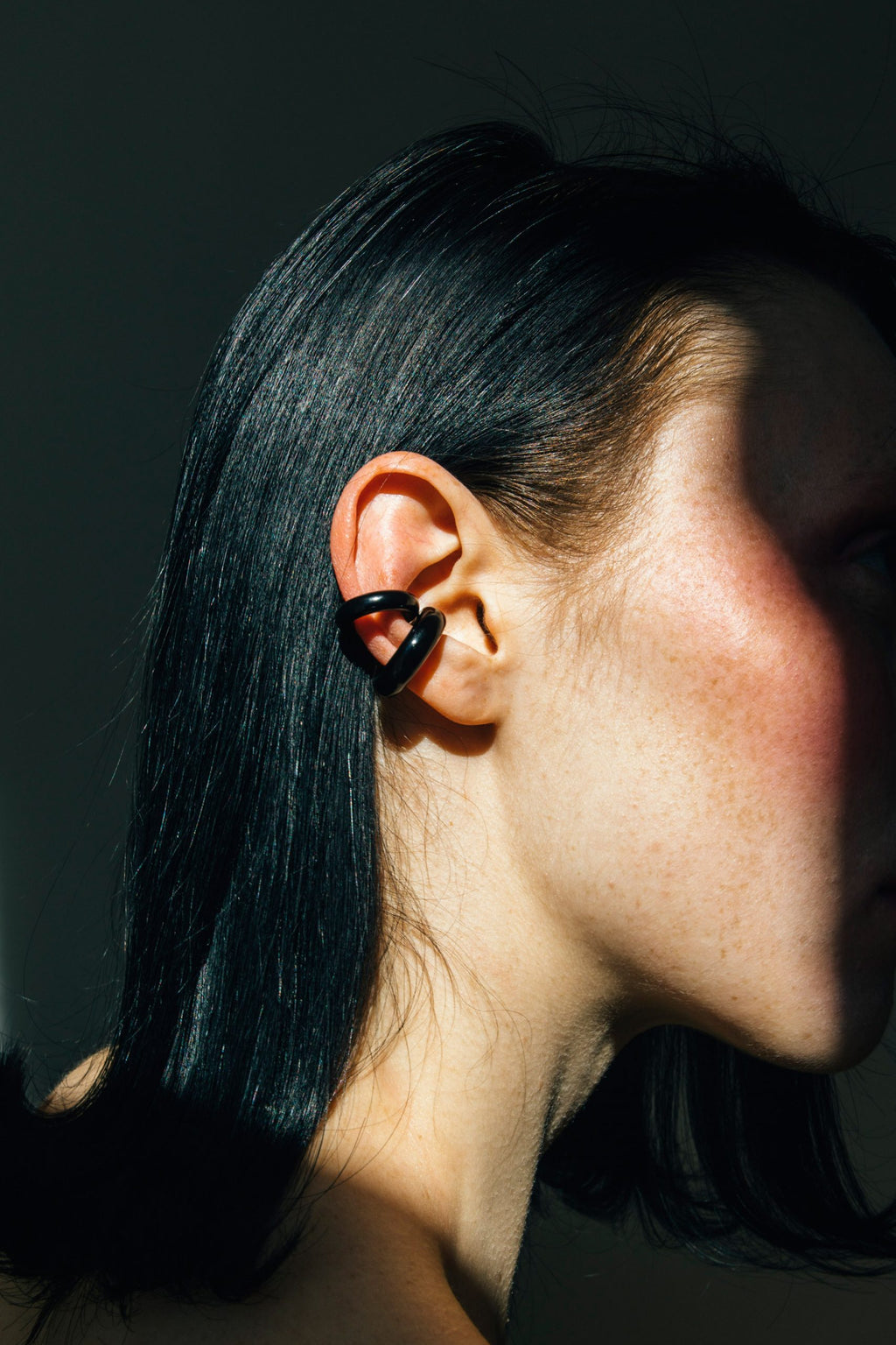 Semiprecious BOLD Ear Cuff