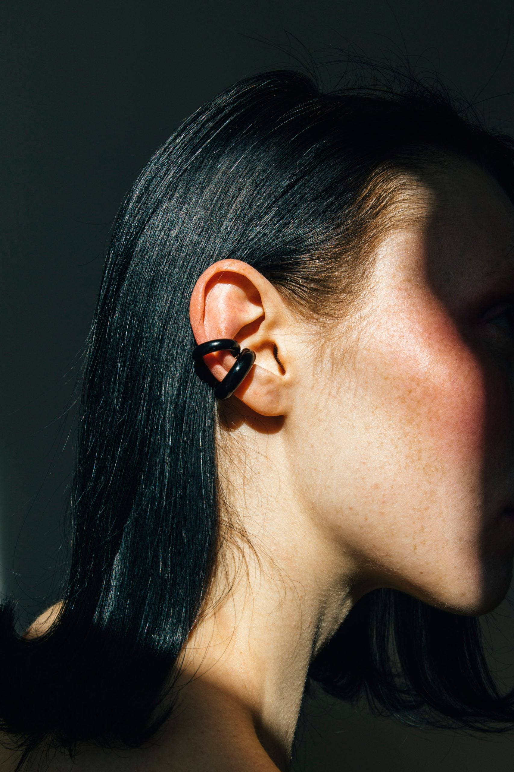 Semiprecious BOLD Ear Cuff