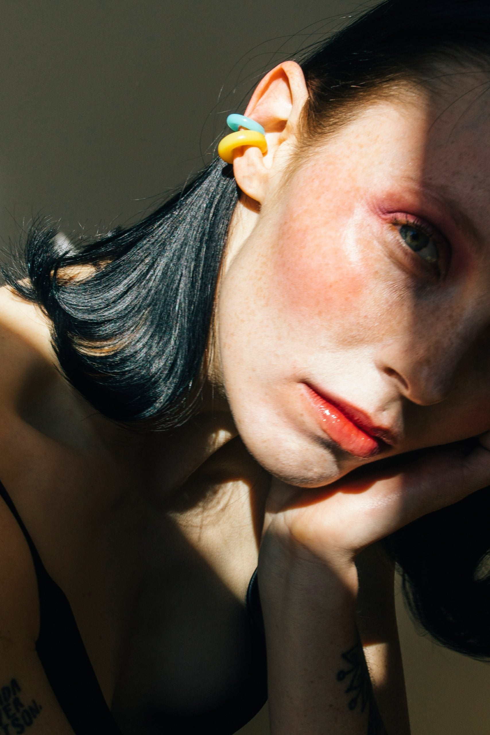 Semiprecious BOLD Ear Cuff