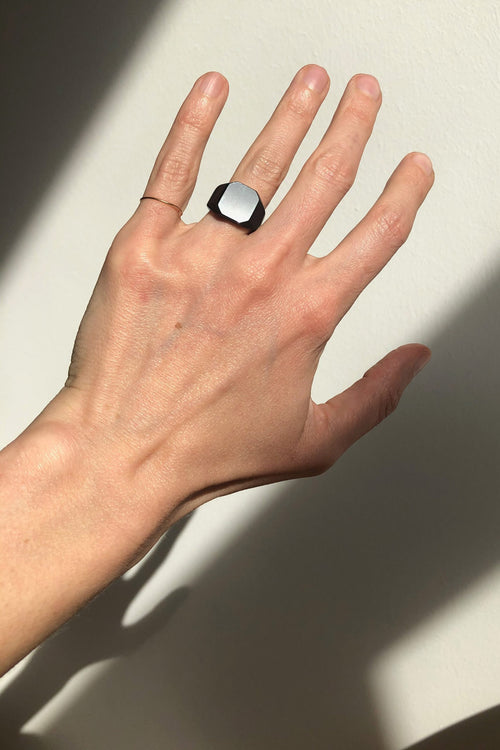 Black SIGNET Ring