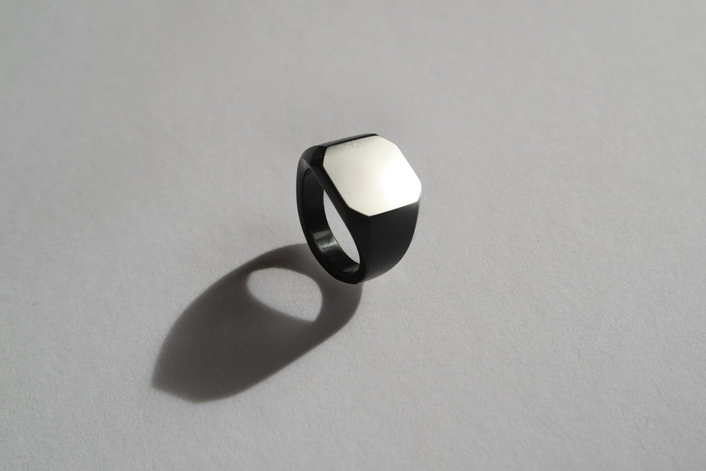 Black SIGNET Ring
