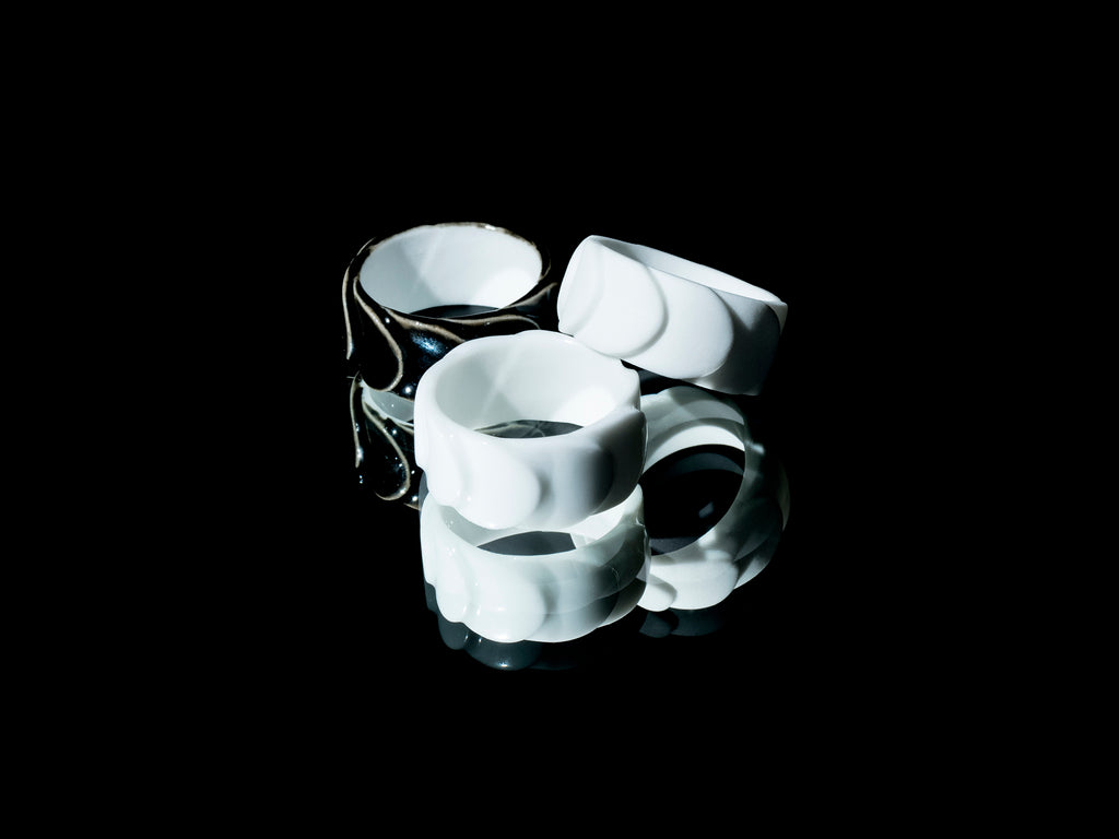 Black & White DRAKE Rings