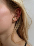 Bicolour BOLD STAR earcuffs**