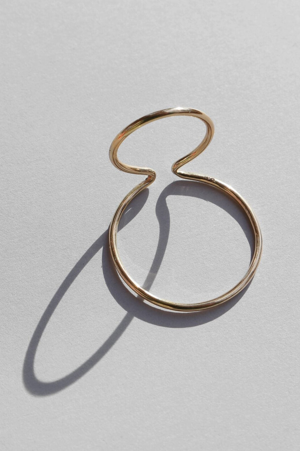 Double WIRE BOLD Ear Cuff Down