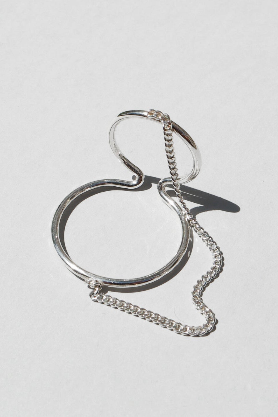 Double WIRE BOLD Ear Cuff No2
