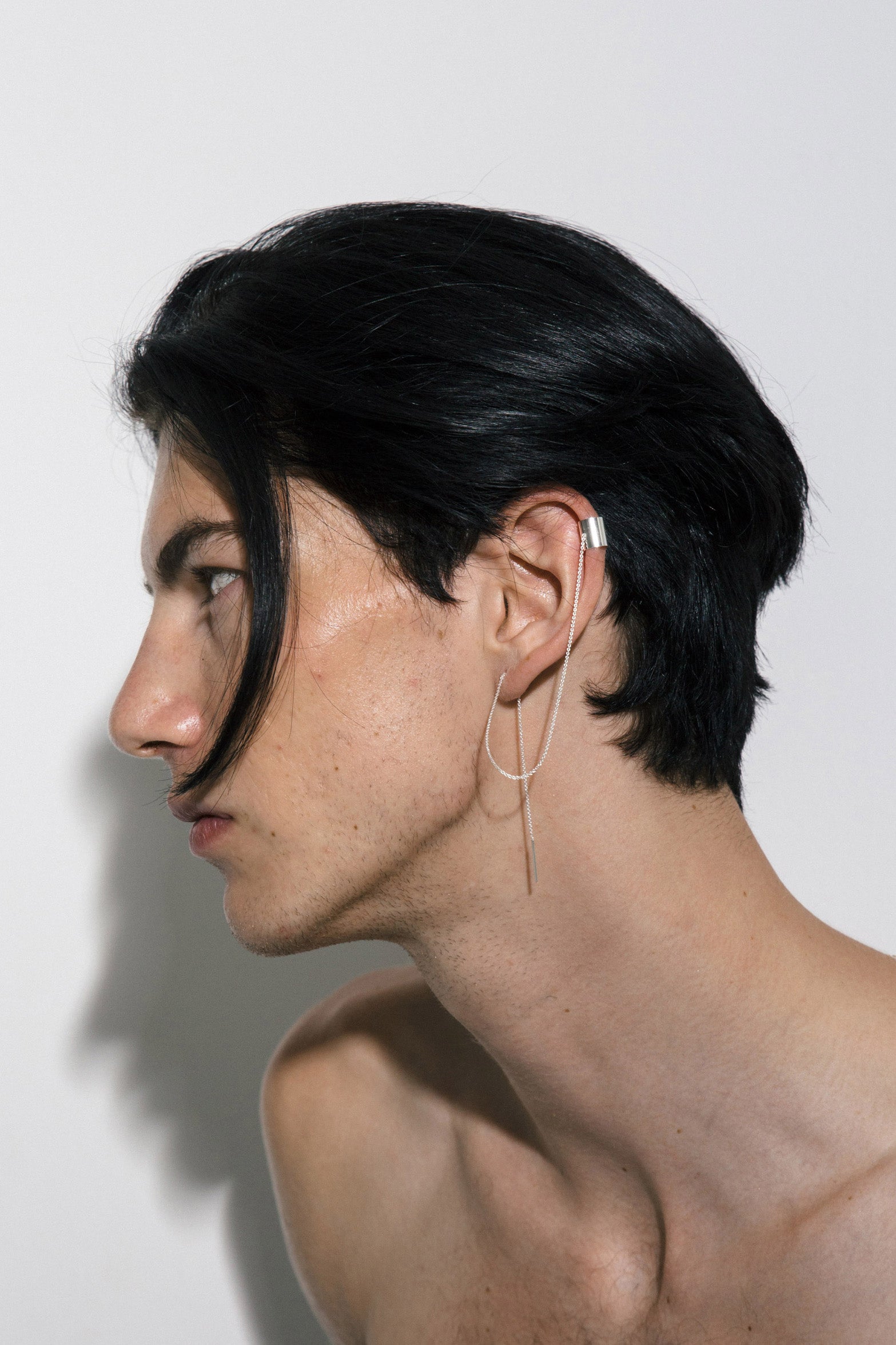 Chained STRIPE Ear Cuff