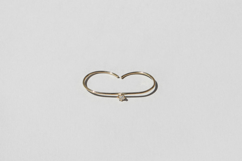 Double DIRTY DIAMOND Ring