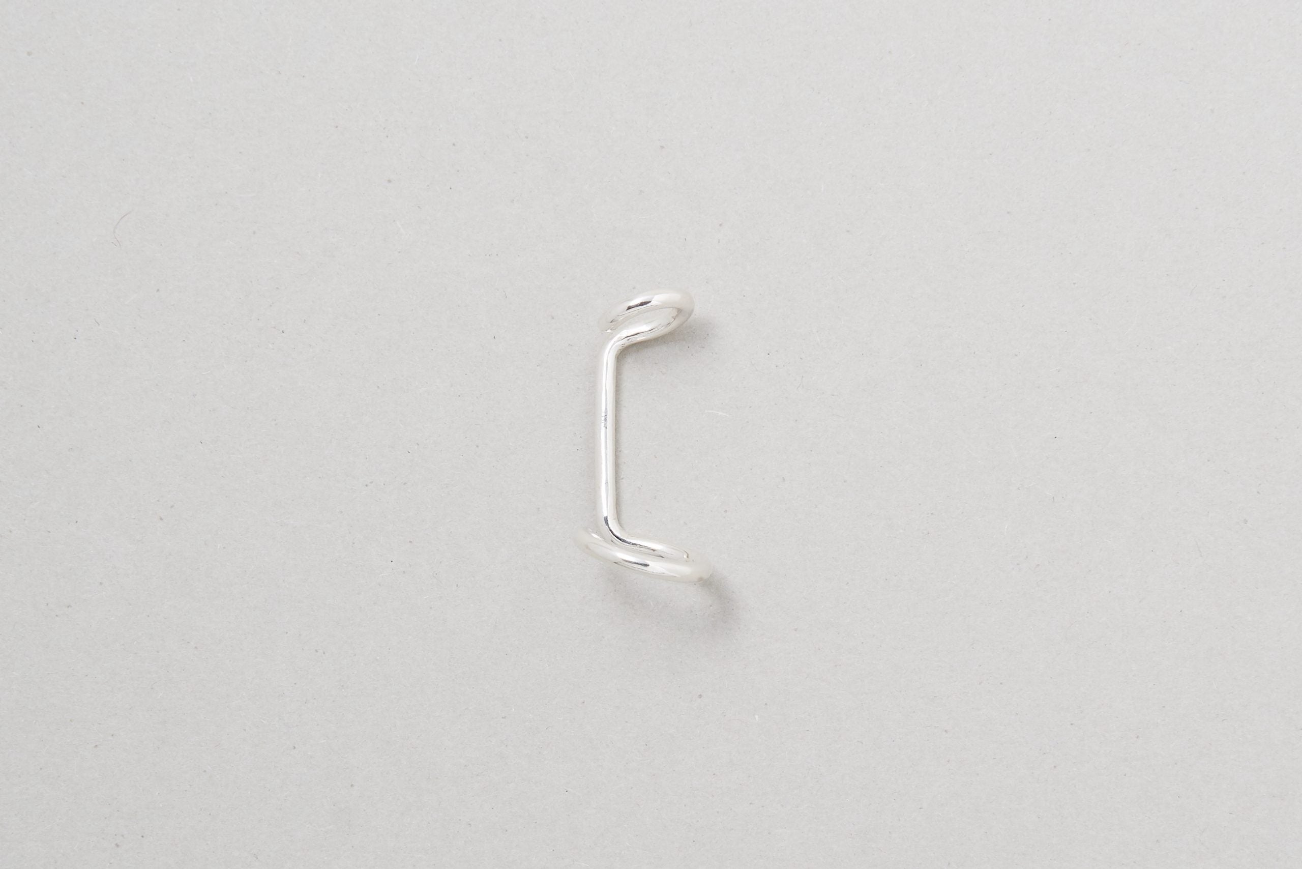 Double WIRE BOLD Ear Cuff Up