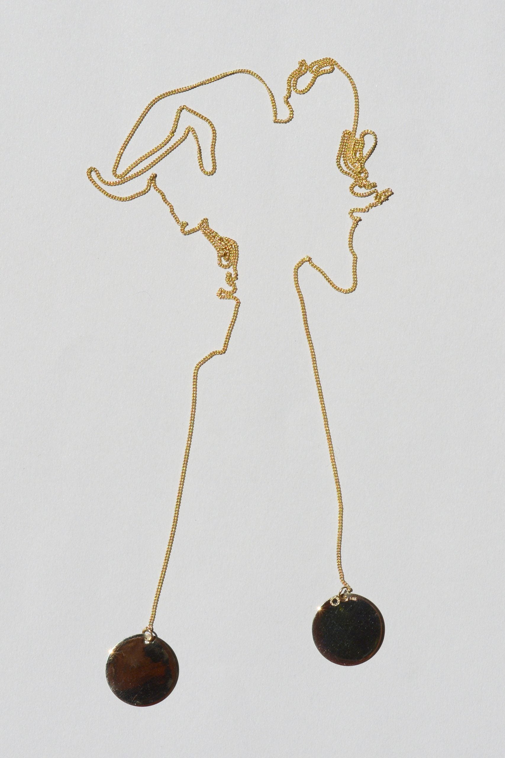 Double PAILLETTES Necklace