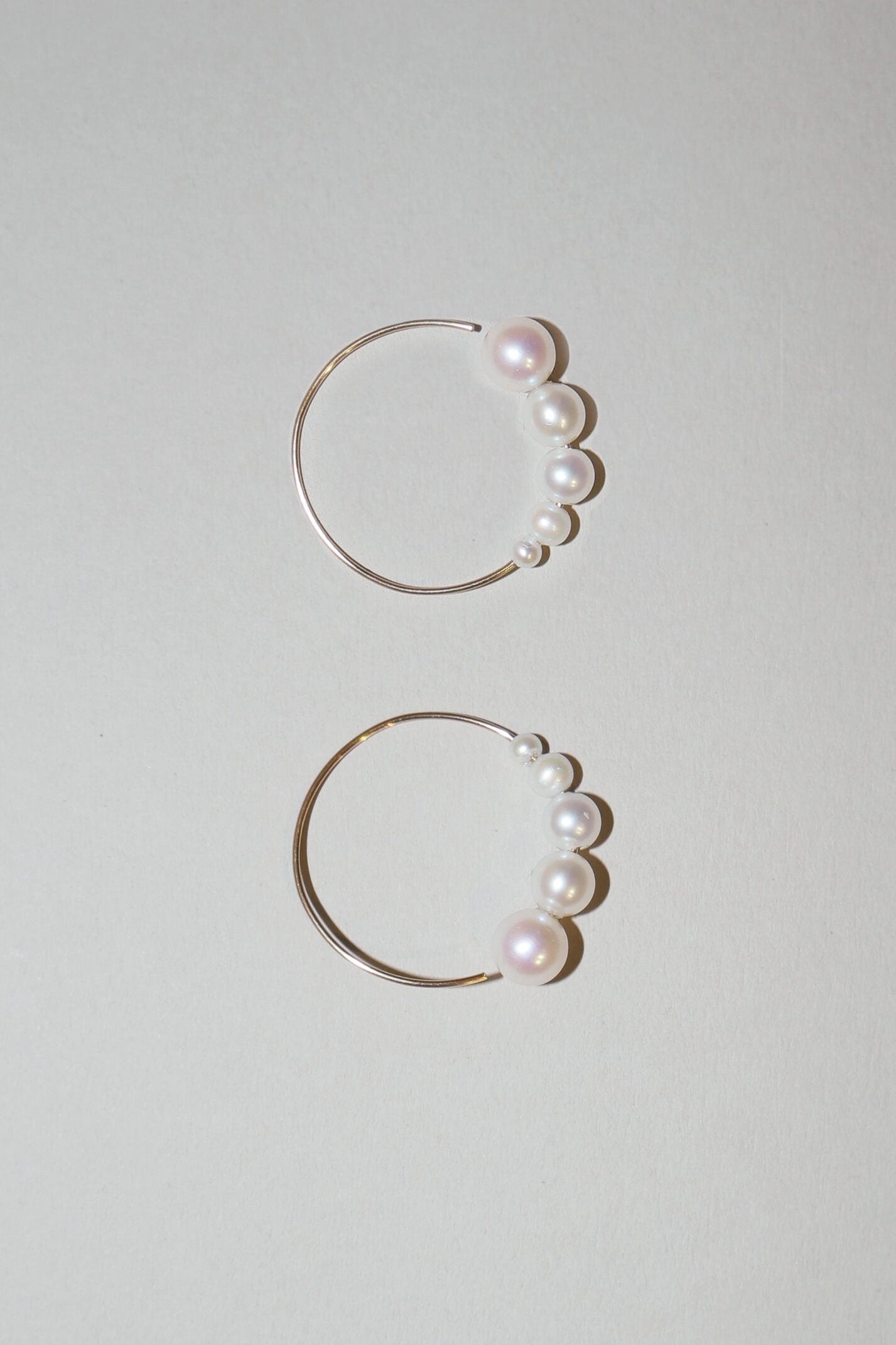 DROP PEARL Hoops