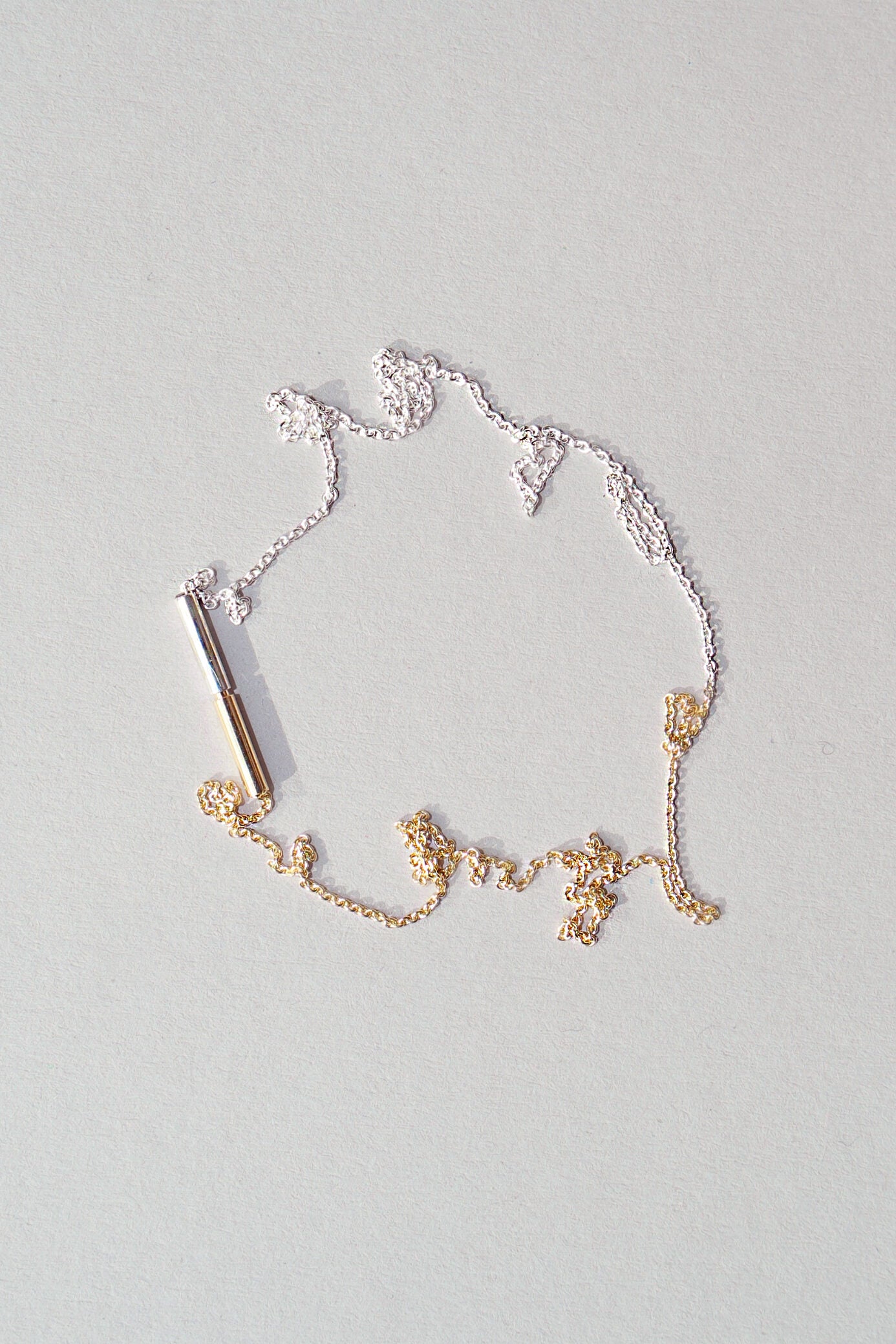 Bicolour FINE Round Necklace