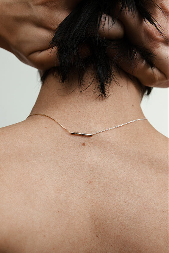 Bicolour FINE Round Necklace
