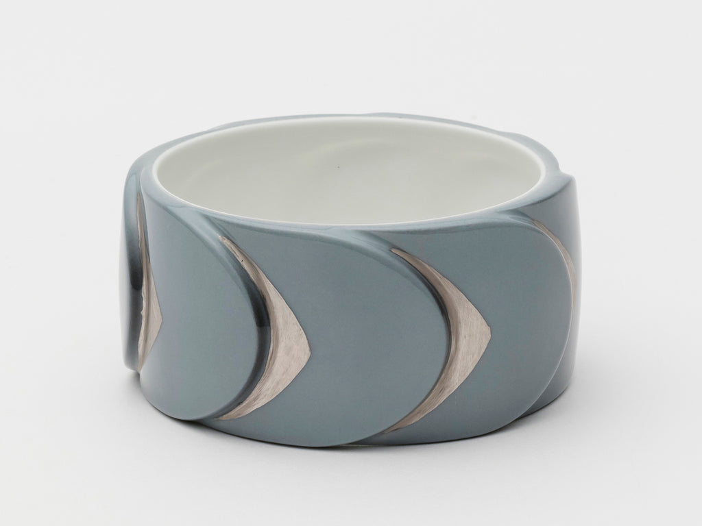 Grey Silver Drake Cuffs
