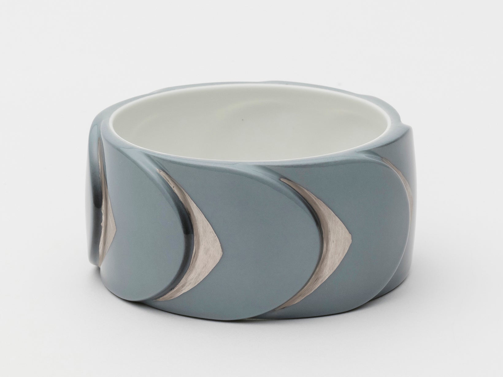 Grey Silver Drake Cuffs