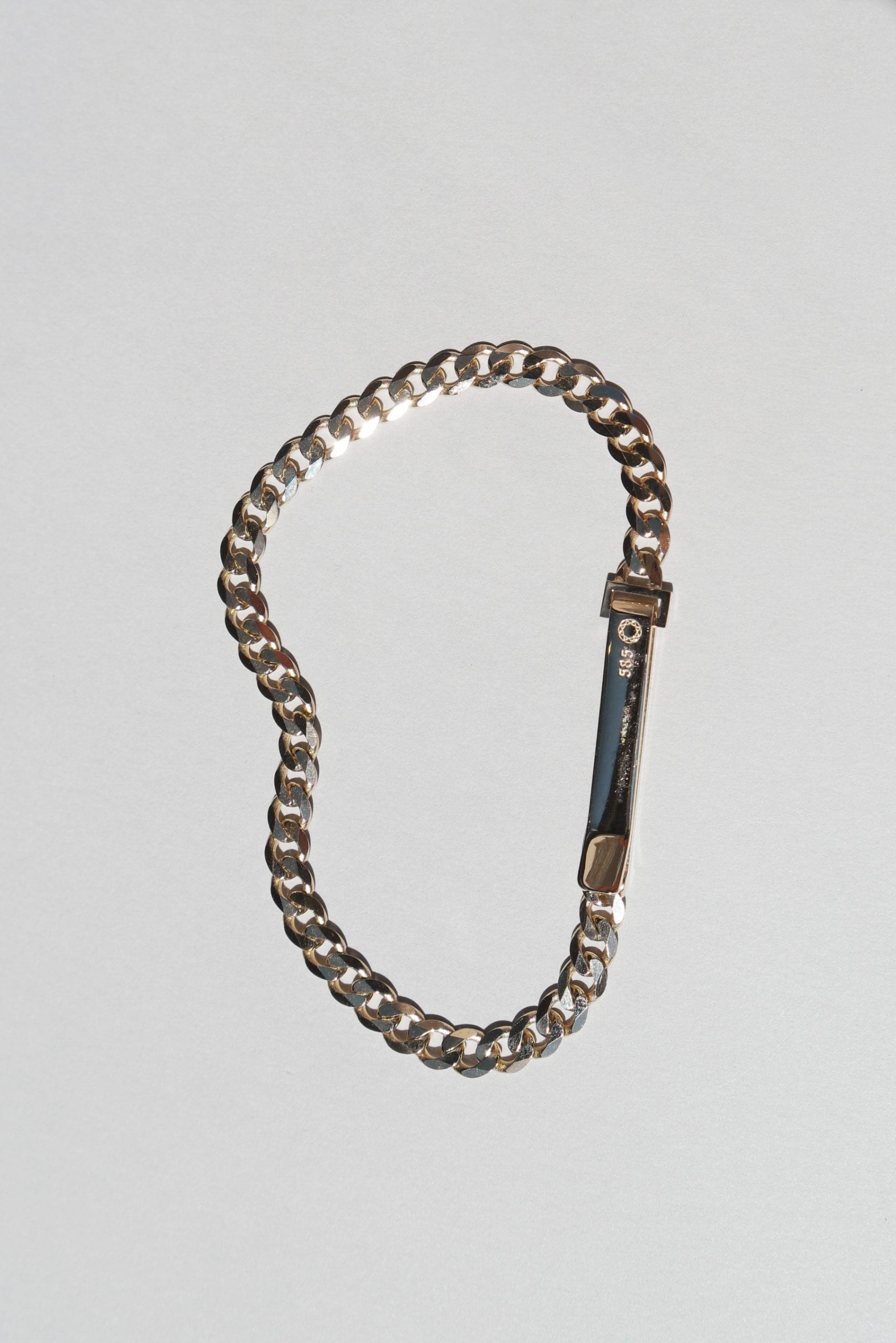 Men's Narrow Gold IDENTITY Bracelet