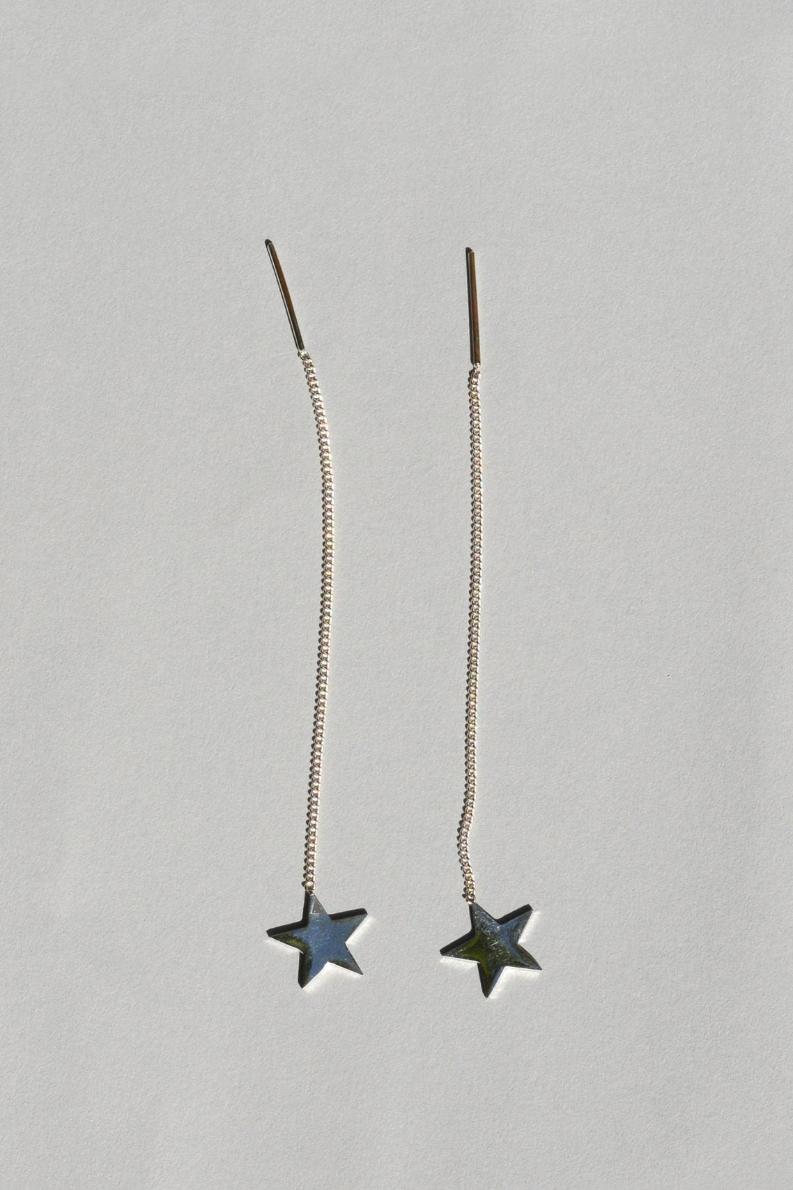 Long STAR Earrings