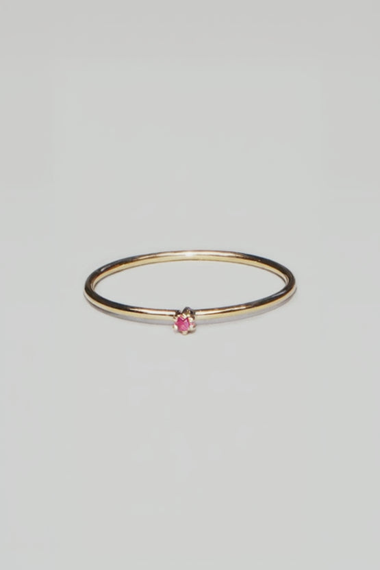 Mini Colour SOLITAIRE Ring